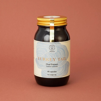 Turkey Tail Dual Extract Capsules